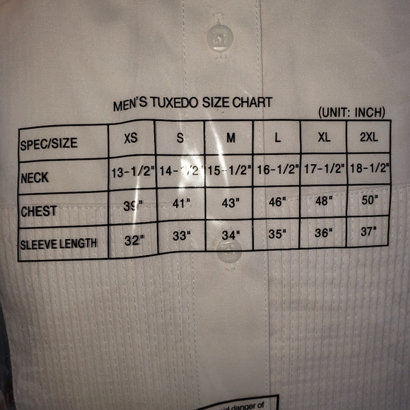 Men's Tuxedo shirt bow tie wedding XS S M XL 2XL - Picture 3 of 3